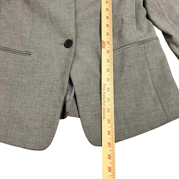 J Crew Women’s Regent Blazer In Four Season Stretch Heathered Gray Size 10 - Picture 9 of 9